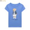 Girls Polo Bear Cotton Jersey T-Shirt