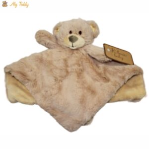 Kellytoy Brown Tan Bear Plush Lovey Security Blanket