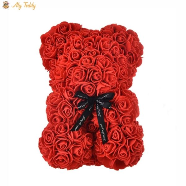 Artificial PE Foam Rose Bear