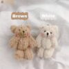 Cute Brownie Teddy Bear Keychain