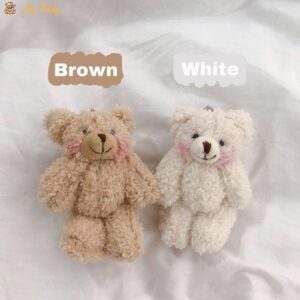 Cute Brownie Teddy Bear Keychain