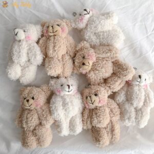 Cute Brownie Teddy Bear Keychain 1