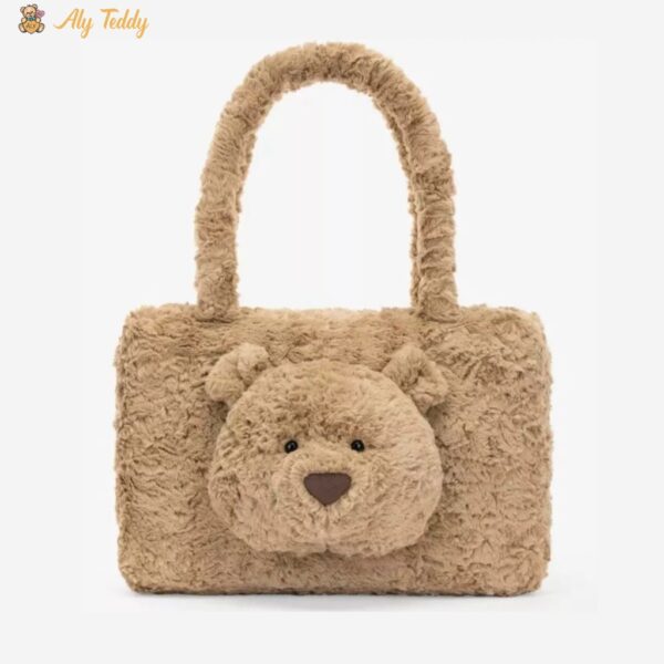 JELLYCAT Bartholomew Bear Soft Woven Tote Bag